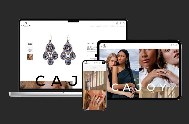Onlineshop des Kunden Cajoy Jewellery
