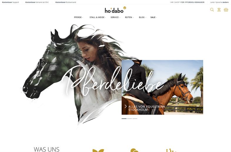 Onlineshop des Kunden ho'dabo