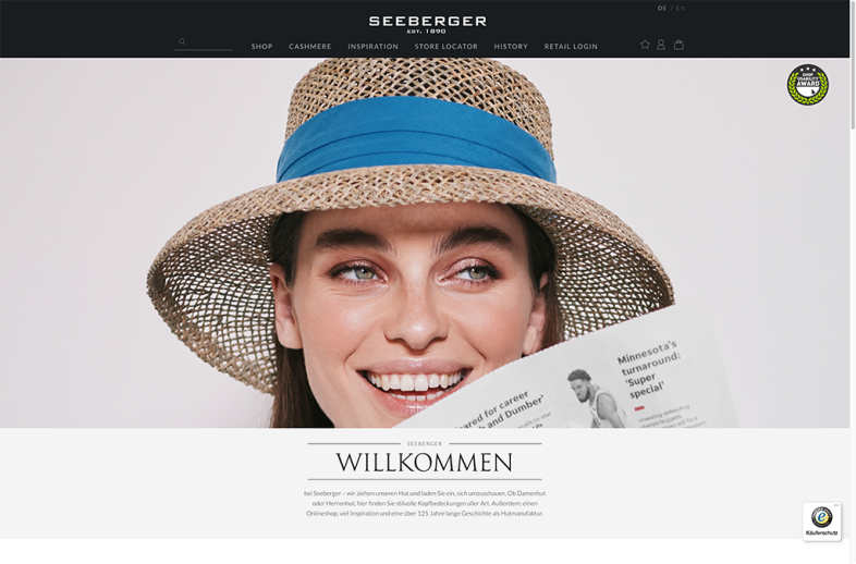 Shop of the customer Seeberger Hats