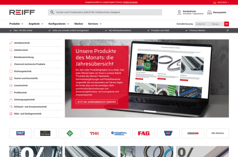 Negozio del cliente REIFF Technical Products