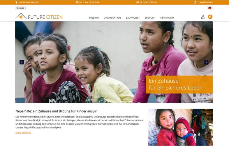 Onlineshop des Kunden Future Citizen