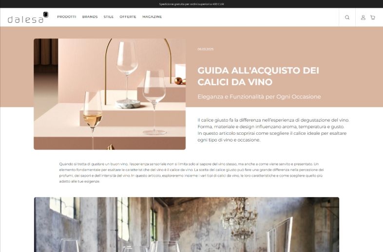 Shop of the customer Development of a B2B online shop for the hotel and catering industry