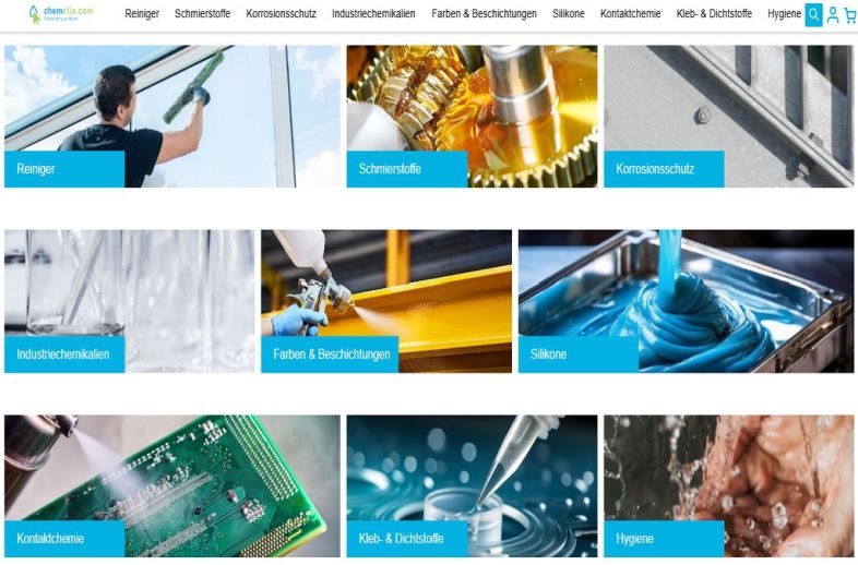 Onlineshop des Kunden HM Industrieservice GmbH