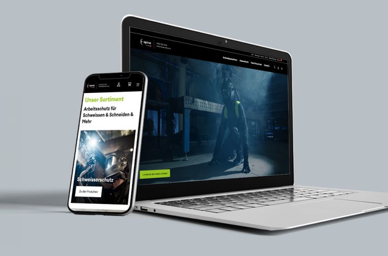 Onlineshop des Kunden optrel