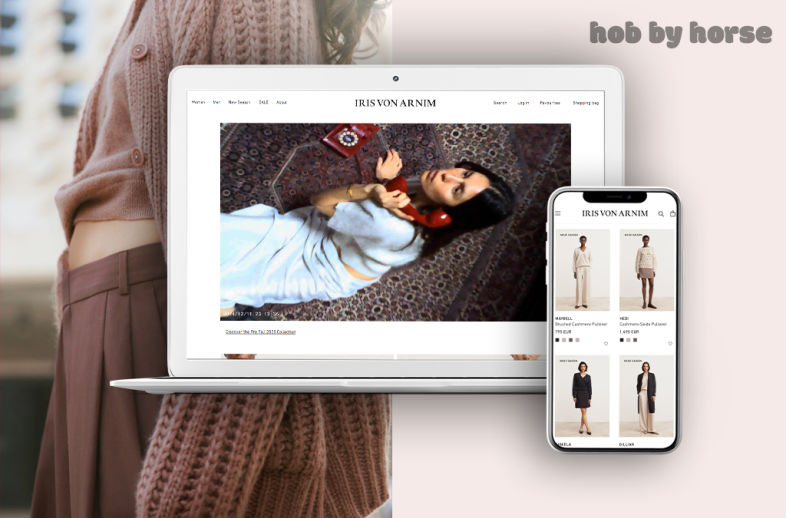 Onlineshop des Kunden Iris von Arnim 