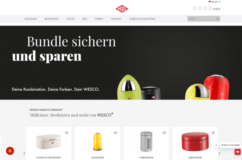 Negozio del cliente Wesco