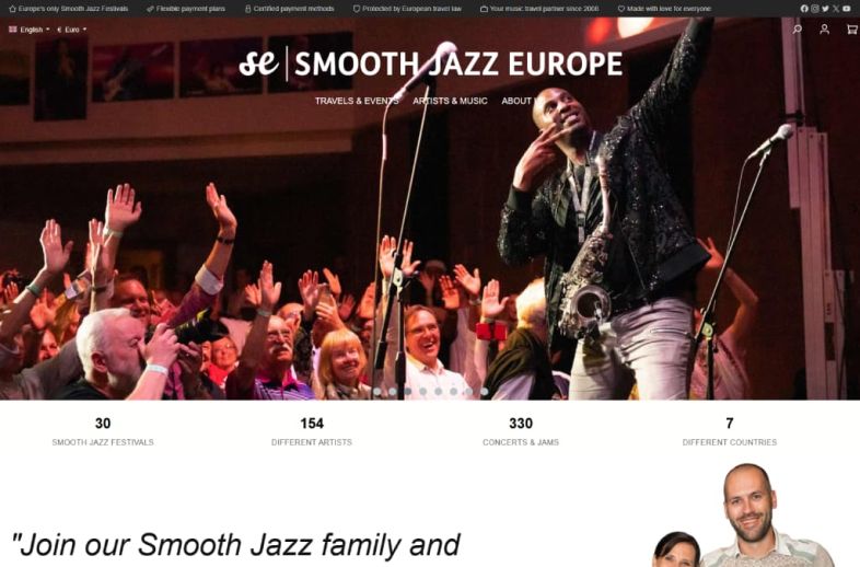 Winkel van de klant Smooth Jazz Europe
