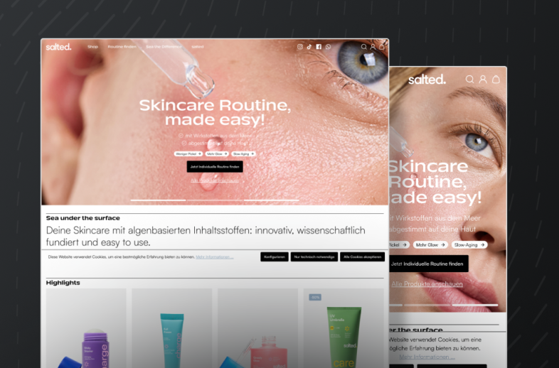 Winkel van de klant Salted Beauty