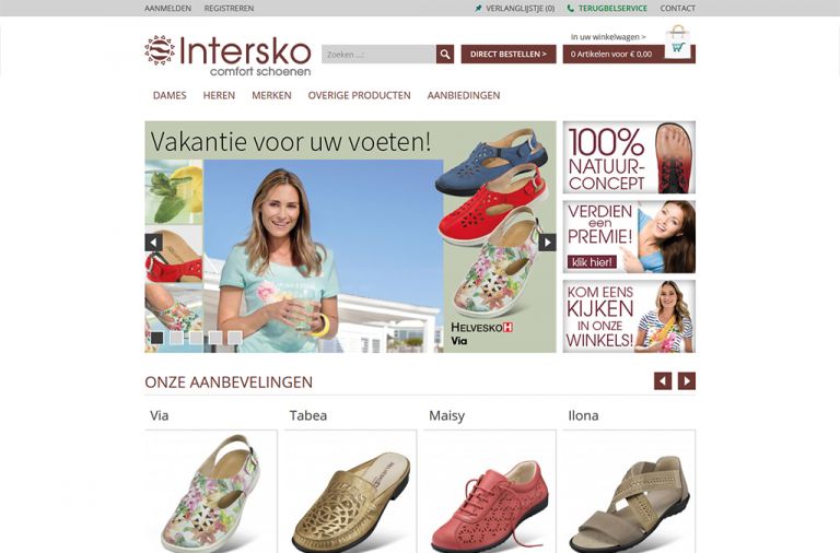 Shop of the customer Intersko