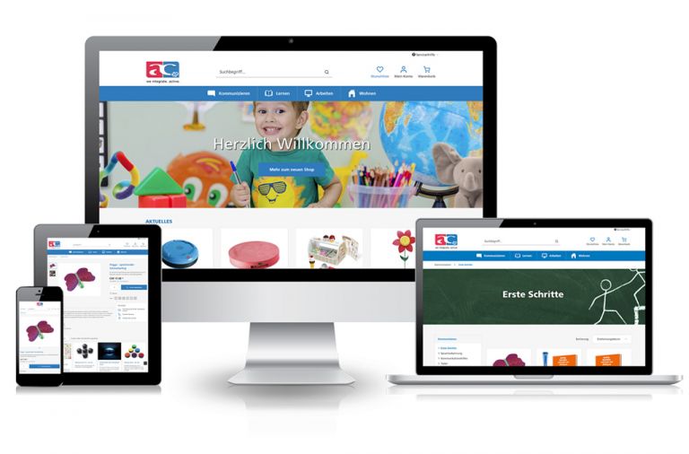 Onlineshop des Kunden Active Communication AG